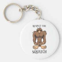 RESPETE EL SQUATCH LLAVERO PERSONALIZADO