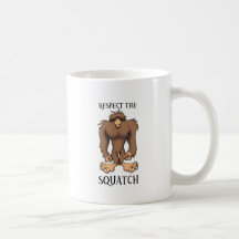 RESPETE EL SQUATCH TAZAS DE CAFÉ