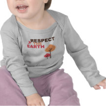 Respete la tierra camisetas