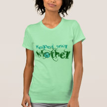 Respete su ambiente al aire libre para mujer del m camisetas