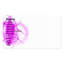 Resplandor de Fushia Plantillas De Tarjetas Personales