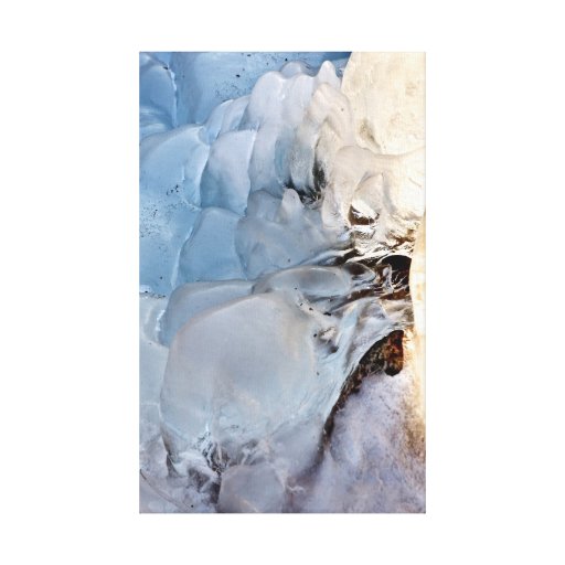 Resplandor del hielo lienzo envuelto para galerías