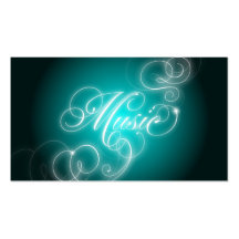 Resplandor elegante del Flourish de la tarjeta de  Plantillas De Tarjeta De Negocio
