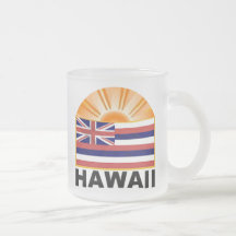 Resplandor solar de Hawaii Taza De Café