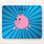 Resplandor solar rosado conocido personalizado del alfombrillas de ratón