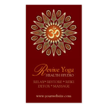 Restablezca tarjetas de visita de la edad de OM de