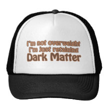 Retención de la materia oscura gorros bordados