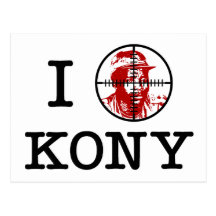 Retículos 2012 de la blanco de Kony José Kony Tarjetas Postales