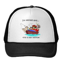Retiro divertido de la pesca gorras
