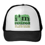 retiro divertido gorra