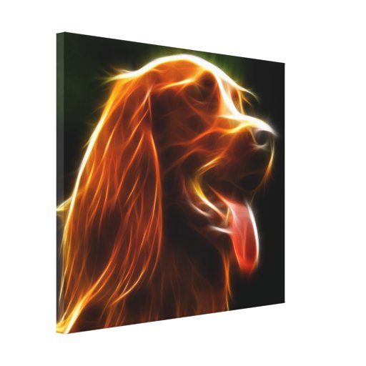 Retrato asombroso del perro impresion de lienzo