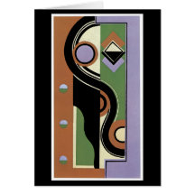 Retrato Cubistic Tarjetón