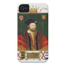 Retrato de 1513-37) señores Offal de Thomas Fitzge iPhone 4 Case-Mate Coberturas