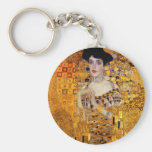 Retrato de Adela Bloch-Bauer de Gustavo Klimt Llaveros