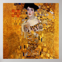 Retrato de Adela Bloch-Bauer de Gustavo Klimt Poster