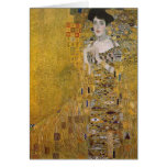 Retrato de Adela Bloch-Bauer de Gustavo Klimt Tarjetón