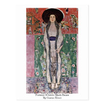 Retrato de Adela Bloch-Bauer de Gustavo Klimt Postal