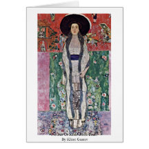 Retrato de Adela Bloch-Bauer de Klimt Gustavo Felicitación