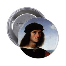 Retrato de Agnolo Doni por Raphael o Raffaello Pin
