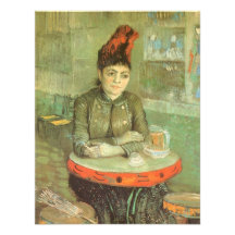 Retrato de Agostina Segatori de Vincent van Gogh Invitación