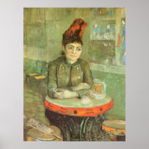 Retrato de Agostina Segatori de Vincent van Gogh Posters