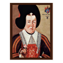 Retrato de Barbe De Preux By Meister Der Barbe De Postal