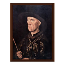 Retrato de Baudouin De Lannoy By Eyck enero Van (s Tarjeta Postal
