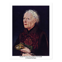 Retrato de Canon Jorge Graf Von Lowenstein Tarjetas Postales