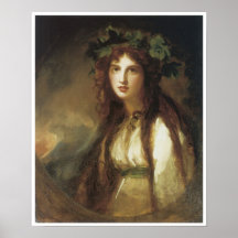 Retrato de Emma, señora Hamilton, 1786 Posters