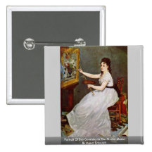 Retrato de Eva Gonzales en el estudio Manet Pins