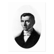Retrato de Federico liberal clásico Bastiat Postales