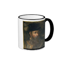 Retrato de Francisco Pizarro (c.1478-1541) Spanis Tazas