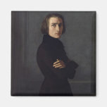 Retrato de Franz Liszt 1839 Imán Para Frigorifico