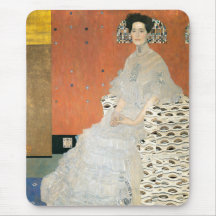Retrato de Fritza Riedler - Gustavo Klimt Alfombrilla De Ratón