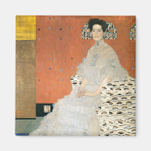 Retrato de Fritza Riedler - Gustavo Klimt Iman Para Frigorífico