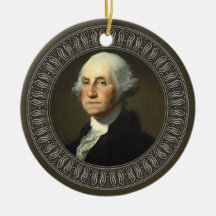 Retrato de George Washington Adorno De Navidad