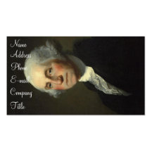"Retrato de George Washington Plantilla De Tarjeta Personal