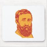 Retrato de Henry David Thoreau Alfombrilla De Raton