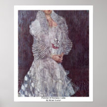 Retrato de Hermine Gallia de Klimt Gustavo Impresiones
