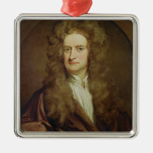 Retrato de Isaac Newton 1702 Ornamento Para Reyes Magos