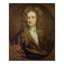 Retrato de Isaac Newton 1702 posters