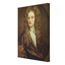 Retrato de Isaac Newton 1702 Impresiones En Lona