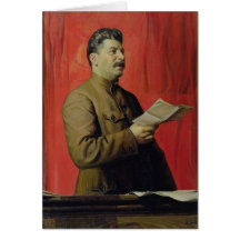 Retrato de Josif Stalin, 1933 Tarjeta