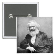 Retrato de Karl Marx Pin