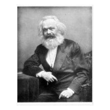 Retrato de Karl Marx Tarjetas Postales