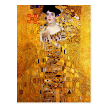 Retrato de Klimt de la postal de Adela Bloch-Bauer
