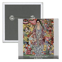 Retrato de la cerveza de Friederike Maria de Klimt Pin