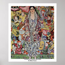 Retrato de la cerveza de Friederike Maria de Klimt Posters