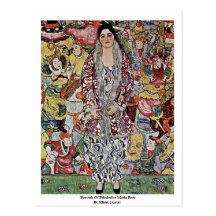 Retrato de la cerveza de Friederike Maria de Klimt Postales