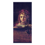 Retrato de la escritura de Titus en una tabla., Lona
